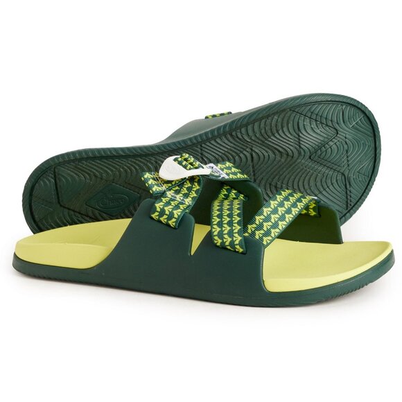 Chaco  Chillos Men's Slide Sandals, Lands Evergreen  Size Men 15    NIB - Picture 1 of 7